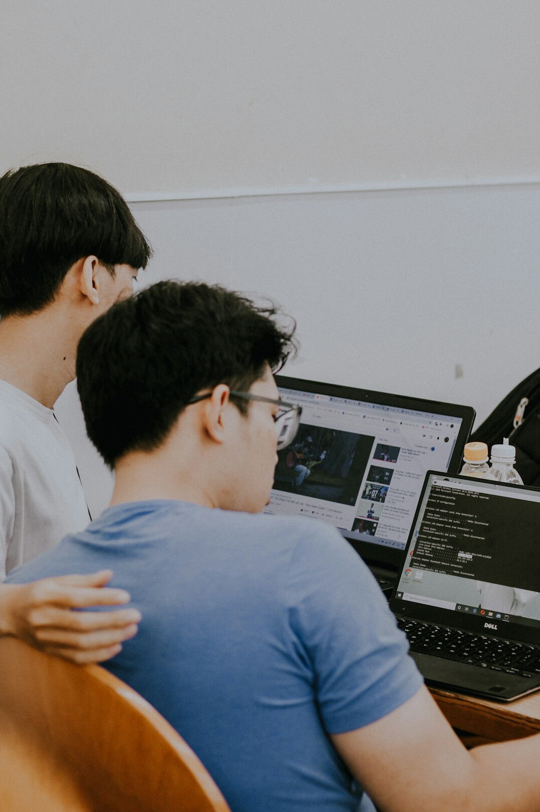 team collaborating on code